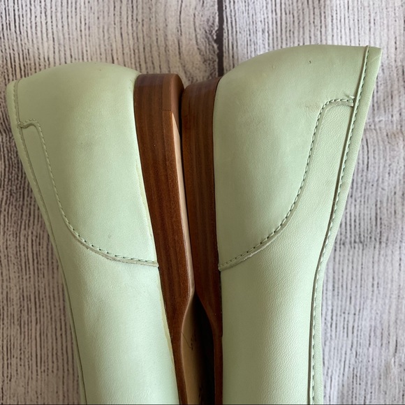 Enzo Angiolini pastel green bow tie mules - Picture 8 of 10